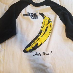 Vintage Y2K The Velvet Underground baseball t